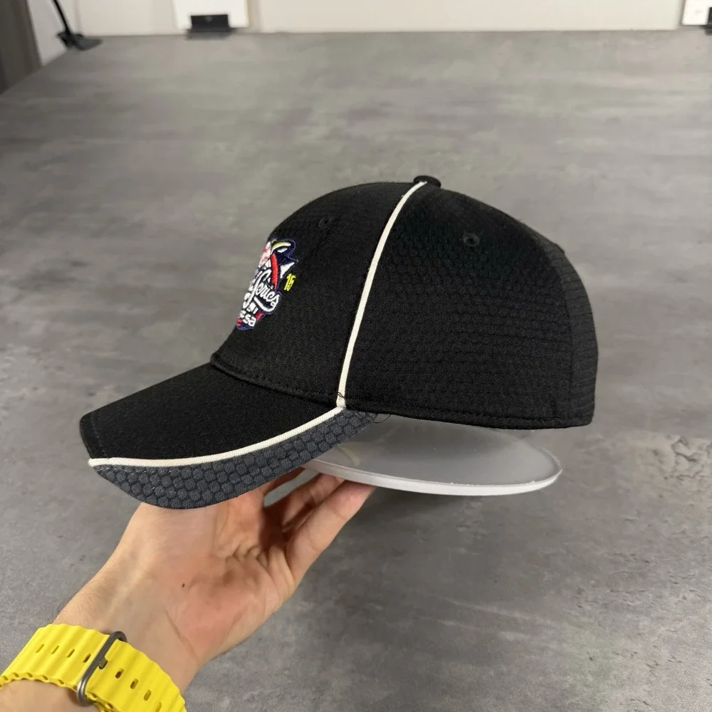 USSSA Softball Hat Black Red Neon Yellow Performance Light Breathable Trucker‎